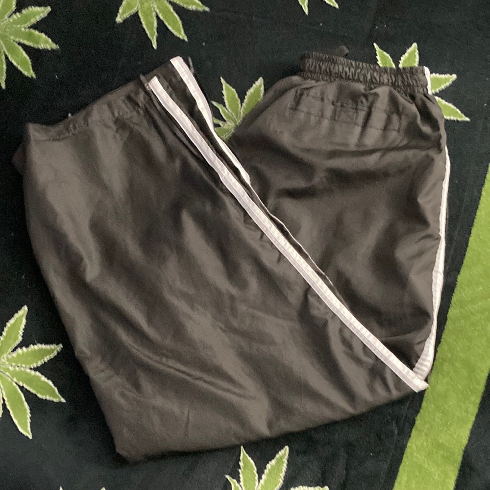warm parachute joggers